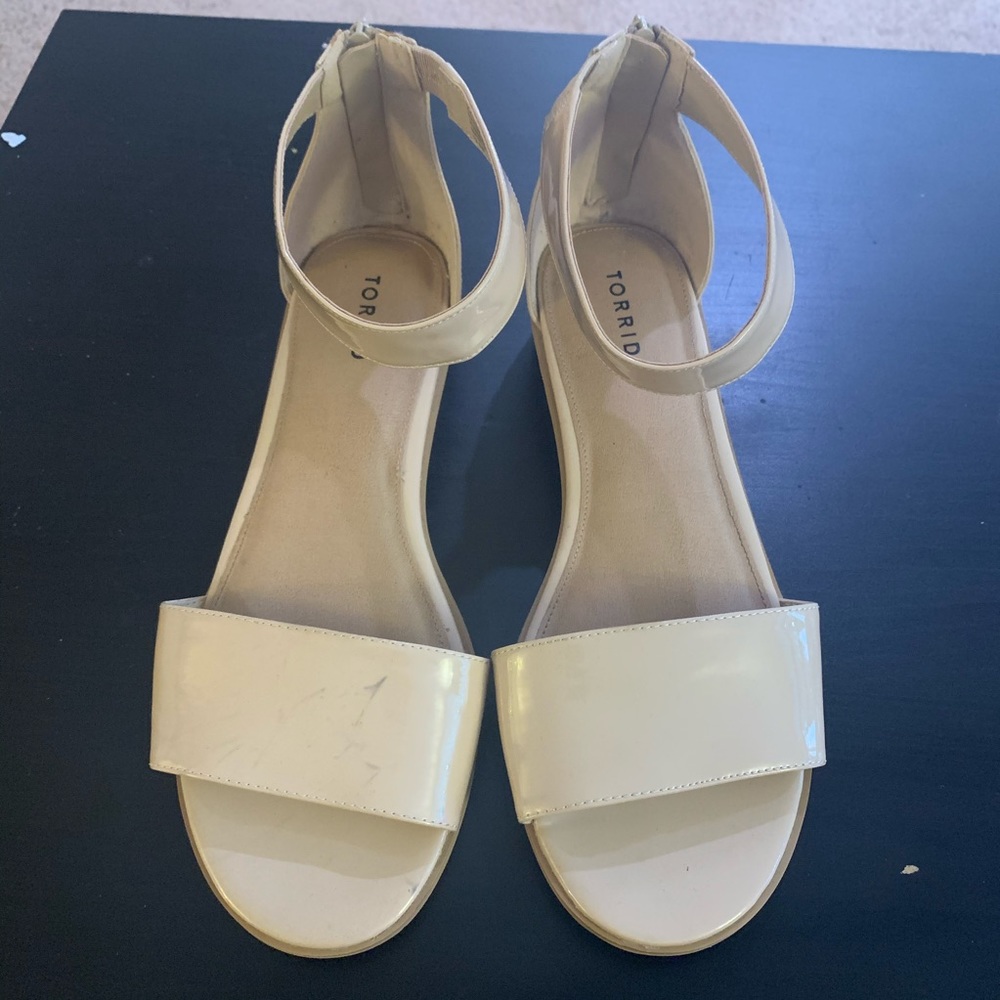 Torrid Size 12.5 Nude Wedges - Picture 3 of 7